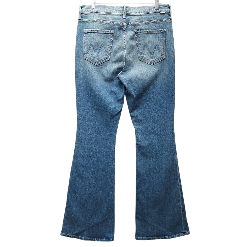 Mother The Weekender Flare Jeans In Love Bombs - Picture 8 of 16